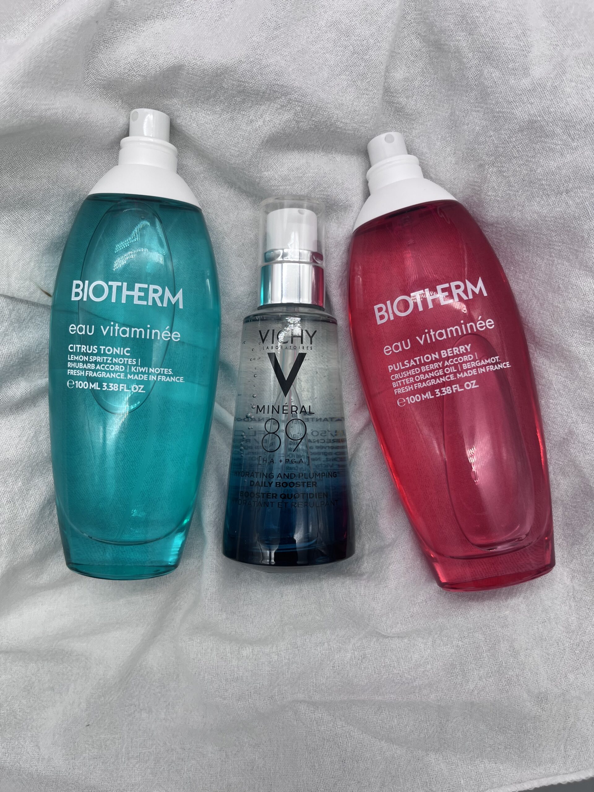 Biotherm eau vitaminée & Vichy Mineral 89 Serum